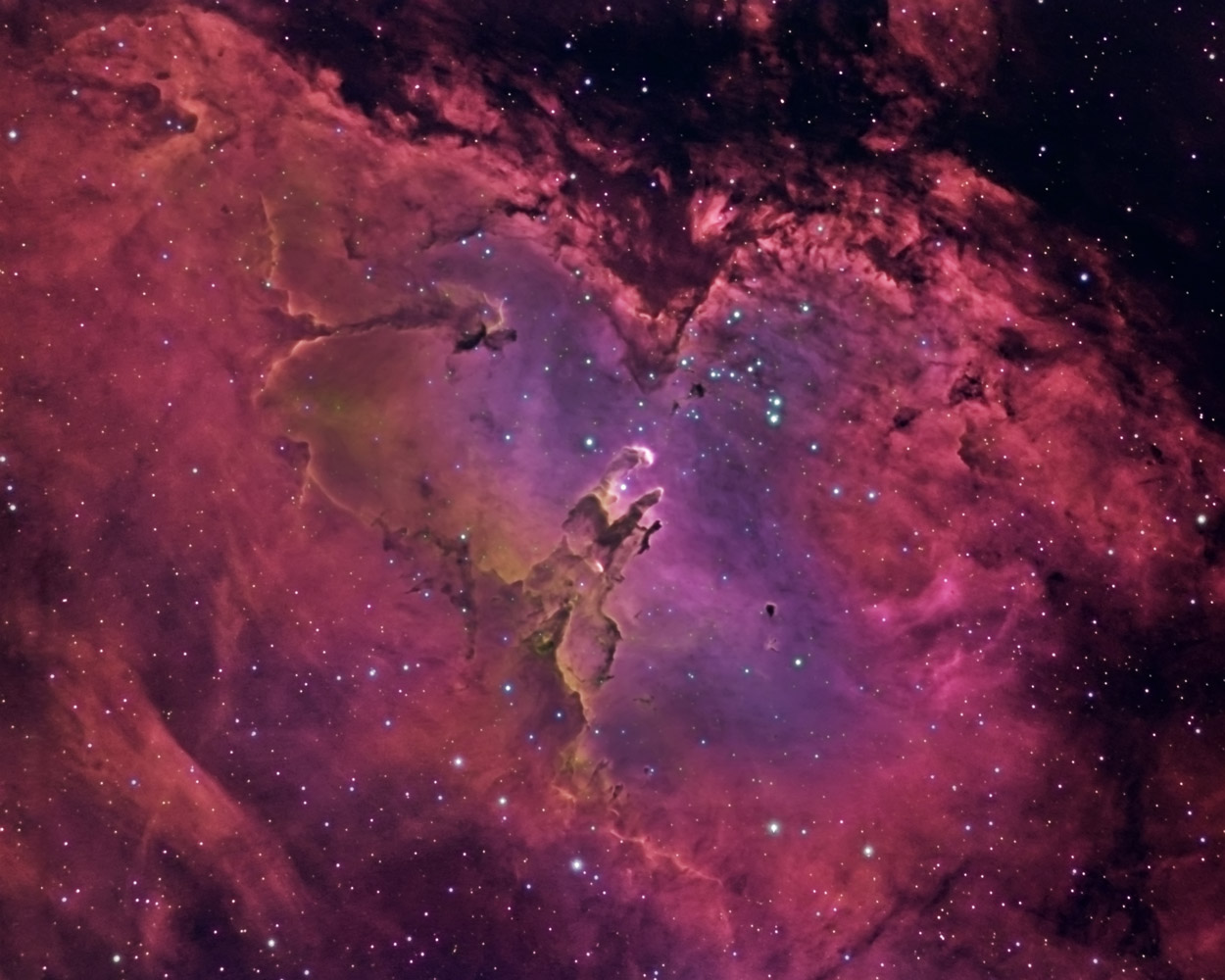 Narrow Band Eagle Nebula